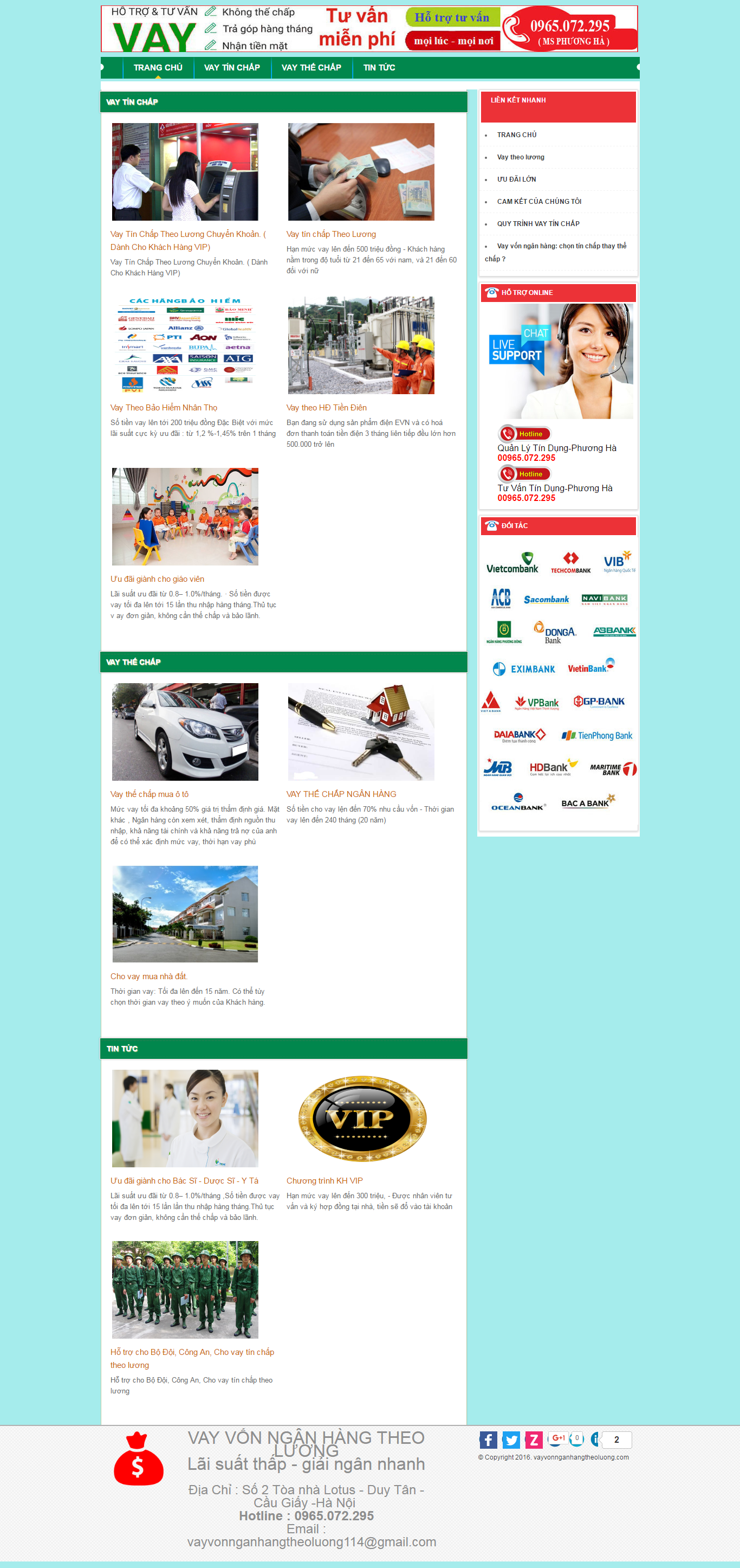 Thiết kế website vay tiền ngân hàng VPBank đẹp SEO nhanh hiệu quả
